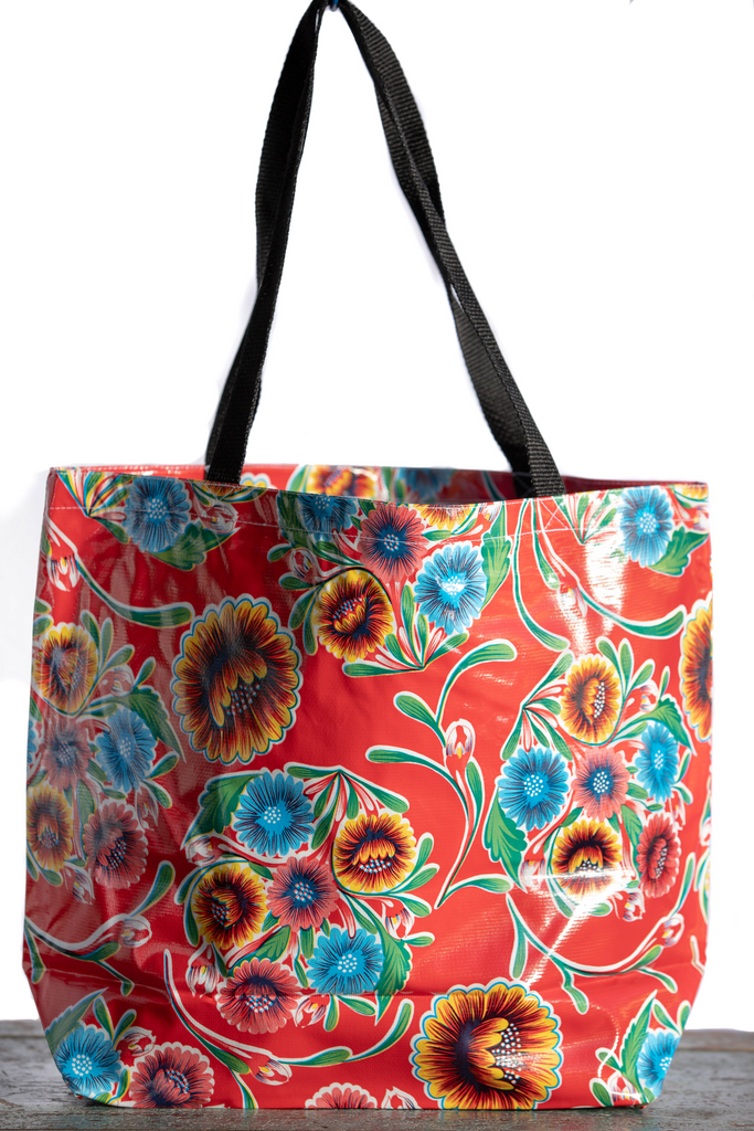 Bloom Red Large Tote