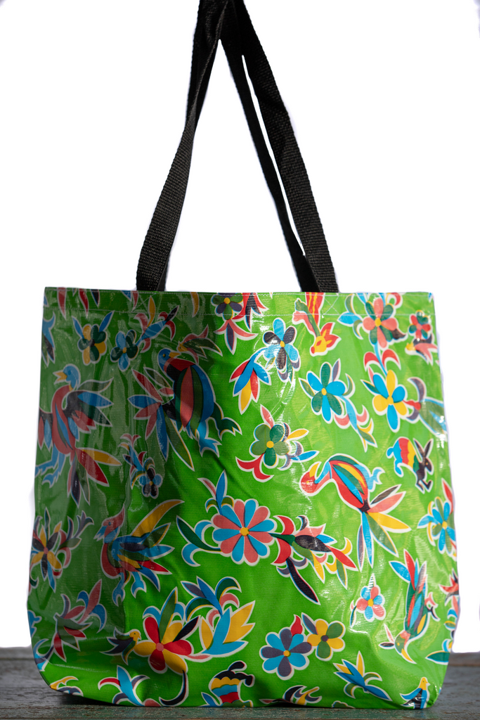 Aztec Lime Large Tote