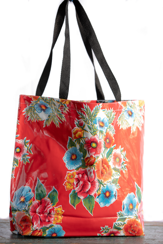 Lady Bird Red Large Tote
