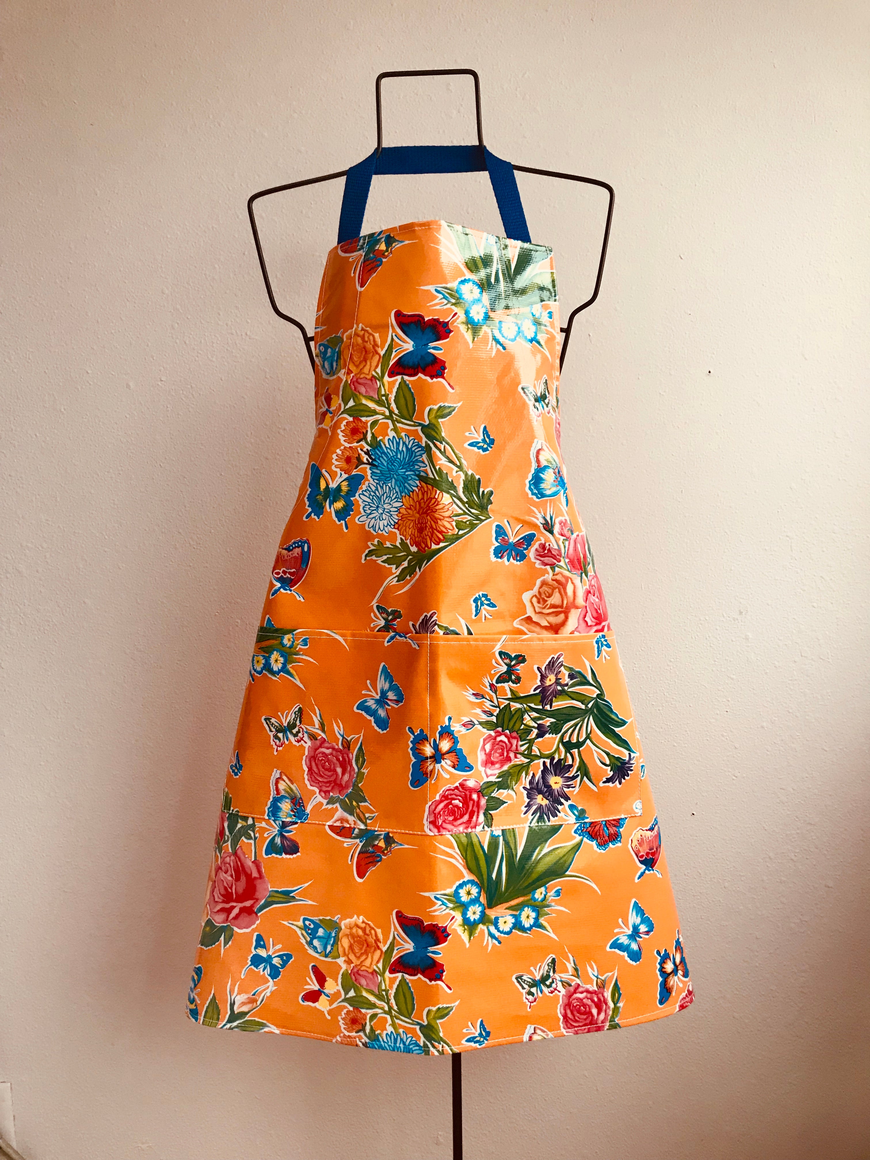 orange apron dress Lientje Apron Dress Canvas | orange | dresses